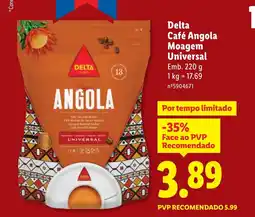 Lidl Delta Café Angola Moagem Universal promoção