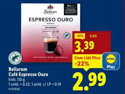 Lidl Bellarom Café Espresso Ouro promoção