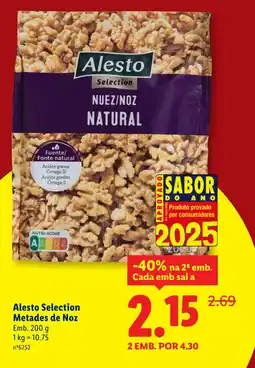 Lidl Alesto Selection Metades de Noz promoção