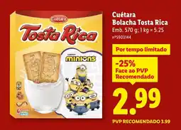 Lidl Cuétara Bolacha Tosta Rica promoção
