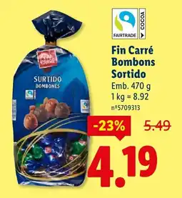 Lidl Fin Carré Bombons Sortido promoção