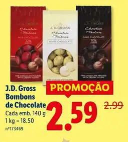 Lidl J.D. Gross Bombons de Chocolate promoção