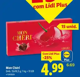 Lidl Mon Chéri promoção