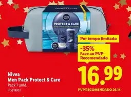 Lidl Nivea Men Pack Protect & Care promoção
