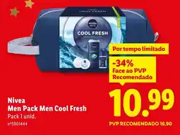 Lidl Nivea Men Pack Men Cool Fresh promoção