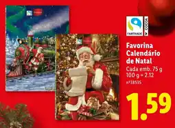 Lidl Favorina Calendário de Natal Cada promoção