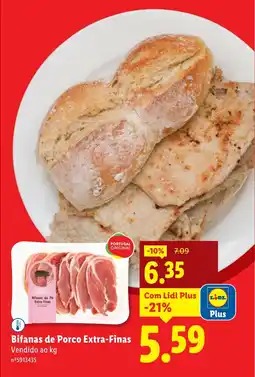 Lidl Bifanas de Porco Extra-Finas promoção