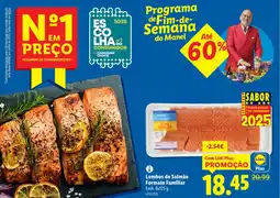 Lidl Lombos de Salmão Formato Familiar promoção