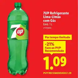 Lidl 7UP Refrigerante Lima-Limão com Gás promoção