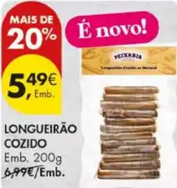 Pingo Doce Longueirão cozido promoção