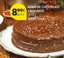 Pingo Doce Bolo de chocolate crocante promoção