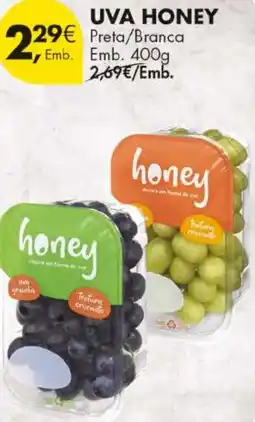 Pingo Doce Uva honey preta/branca promoção