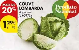 Pingo Doce Couve lombarda promoção