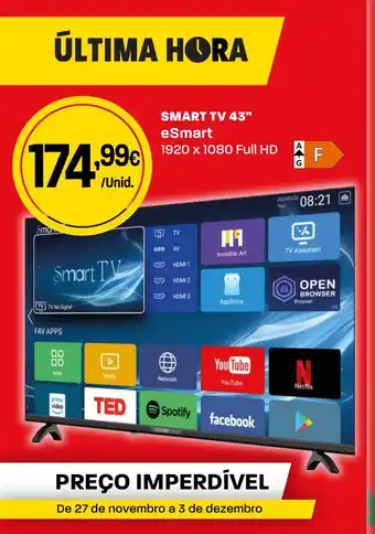 SMART TV 43" eSmart