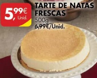 Pingo Doce Tarte de Natas Frescas 500g promoção