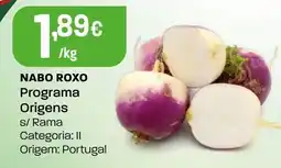 Intermarché Nabo roxo programa origens promoção
