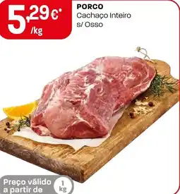 Intermarché Porco cachaço inteiro s/ osso promoção