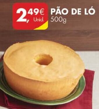 Pingo Doce Pão de Ló 500g promoção