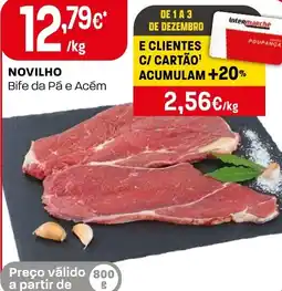 Intermarché NOVILHO Bife da Pá e Acém promoção