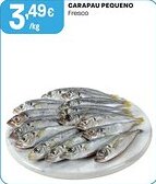 Intermarché Carapau pequeno fresco promoção