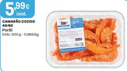 Intermarché Camarão cozido 40/60 PorSi promoção