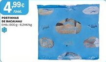 Intermarché Postinhas de bacalhau promoção