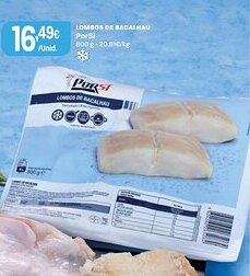 Intermarché Lombos de bacalhau PorSi promoção