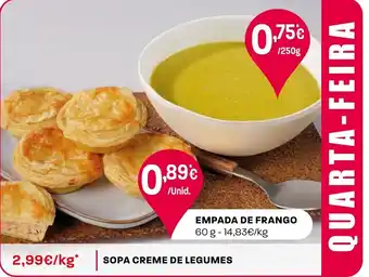 Intermarché Empada de frango promoção