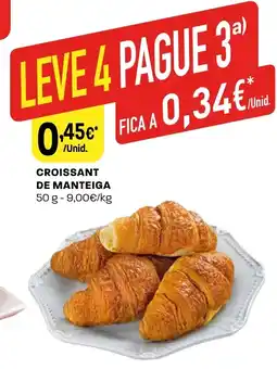Intermarché Croissant de manteiga promoção