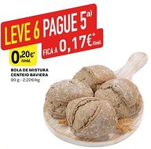 Intermarché Bola de mistura centeio baviera promoção