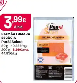 Intermarché Salmão fumado escócia PorSi Select promoção