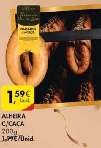 Pingo Doce Alheira C/Caça 200g promoção