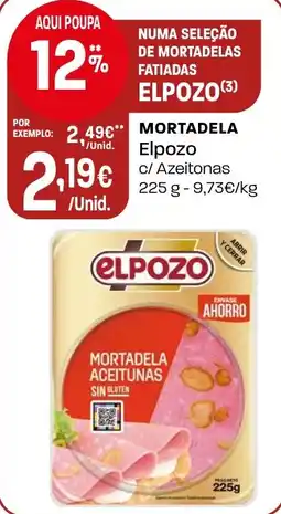 Intermarché Mortadela Elpozo c/ Azeitonas promoção
