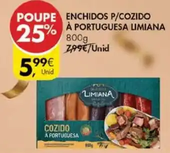 Pingo Doce Enchidos p/Cozido À Portuguesa Limiana 800g promoção
