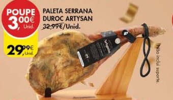 Paleta Serrana Duroc Artysan