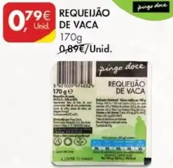 Pingo Doce Requeijão de Vaca 170g promoção