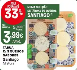 Intermarché Tábua c/ 3 queijos sabores Santiago promoção