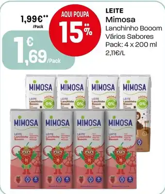 Intermarché Leite Mimosa promoção
