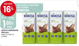 Intermarché Leite c/ chocolate Mimosa promoção