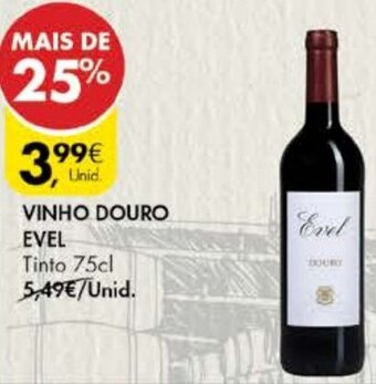 Pingo Doce Vinho Douro Evel 75cl promoção
