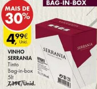Vinho Serrania 5lt