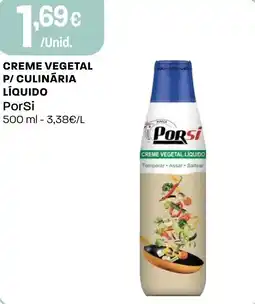 Intermarché Creme vegetal p/culinária líquido porsi promoção