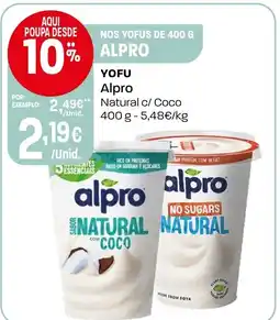Intermarché Yofu alpro promoção