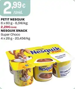 Intermarché Petit nesquik promoção