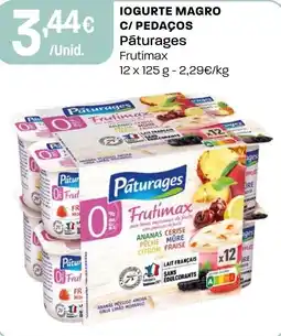 Intermarché Iogurte magro c/ pedaços pāturages promoção