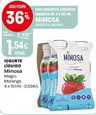 Intermarché Iogurte líquido Mimosa promoção