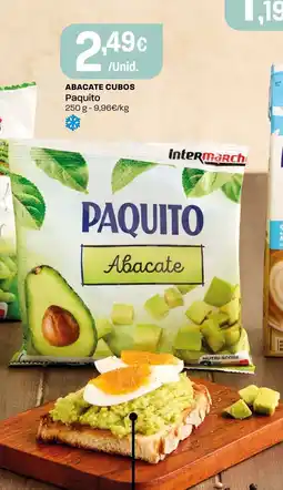 Intermarché Abacate cubos paquito promoção