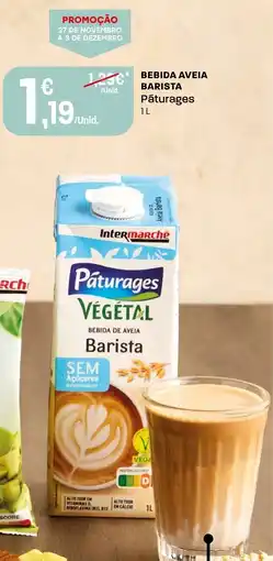 Intermarché Bebida aveia barista pâturages promoção