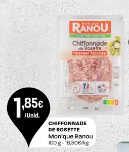 Intermarché Chiffonnade de rosette monique ranou promoção