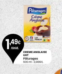 Intermarché Creme anglaise uht Pāturages promoção